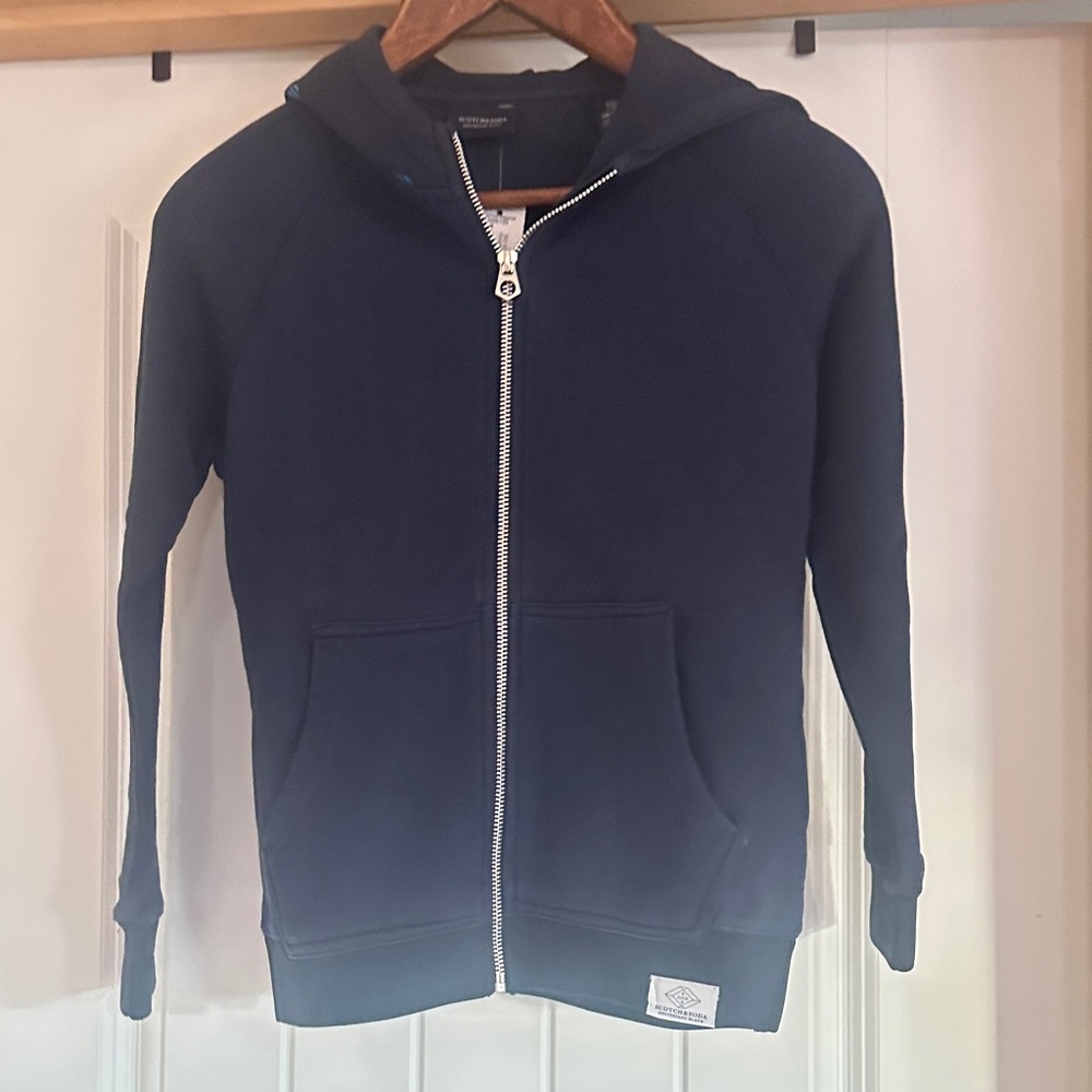 Scotch & Soda Navy Kids Hoodie
